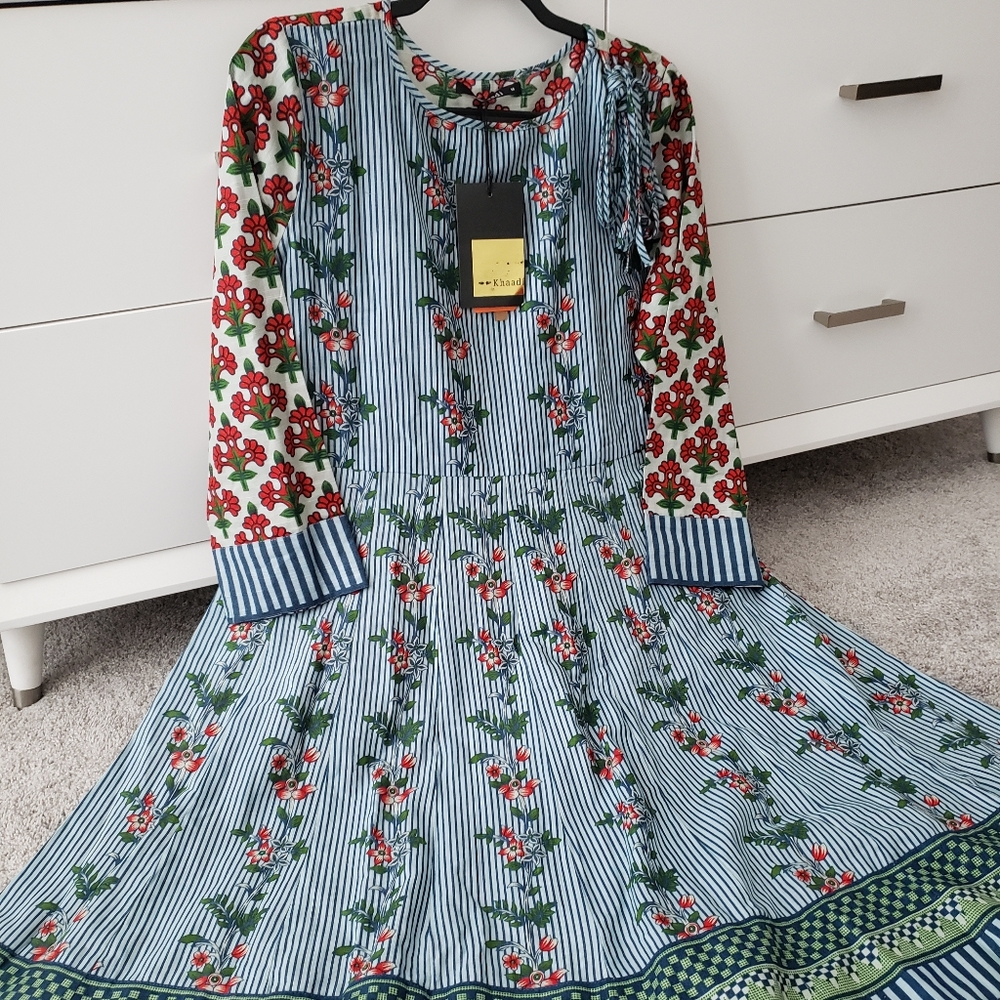 ✔️SOLD✔️Khaadi Frock Kurti Dress Pakistani Kameez